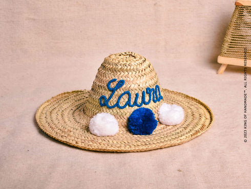 Style, Sun Protection, Memories: Your High-Benefit Personalized Straw Beach Hat!